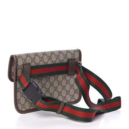 Gucci GG Supreme Monogram Neo Vintage Web Belt Bag Brown 3 of 9