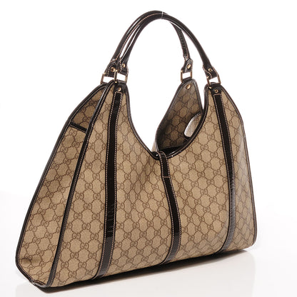 Gucci GG Plus Monogram Large Joy Shoulder Bag Dark Brown 3 of 9