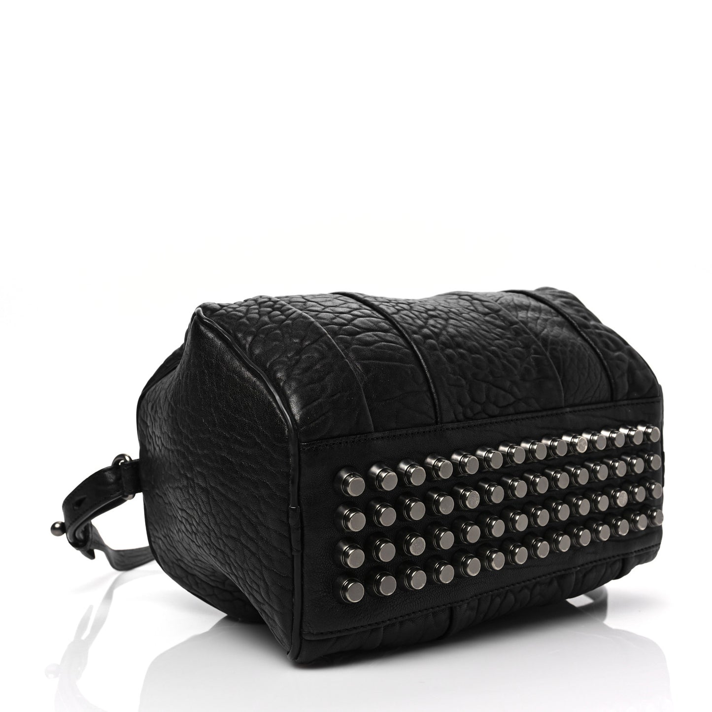Pebbled Lambskin Rockie Black Nickel Hardware