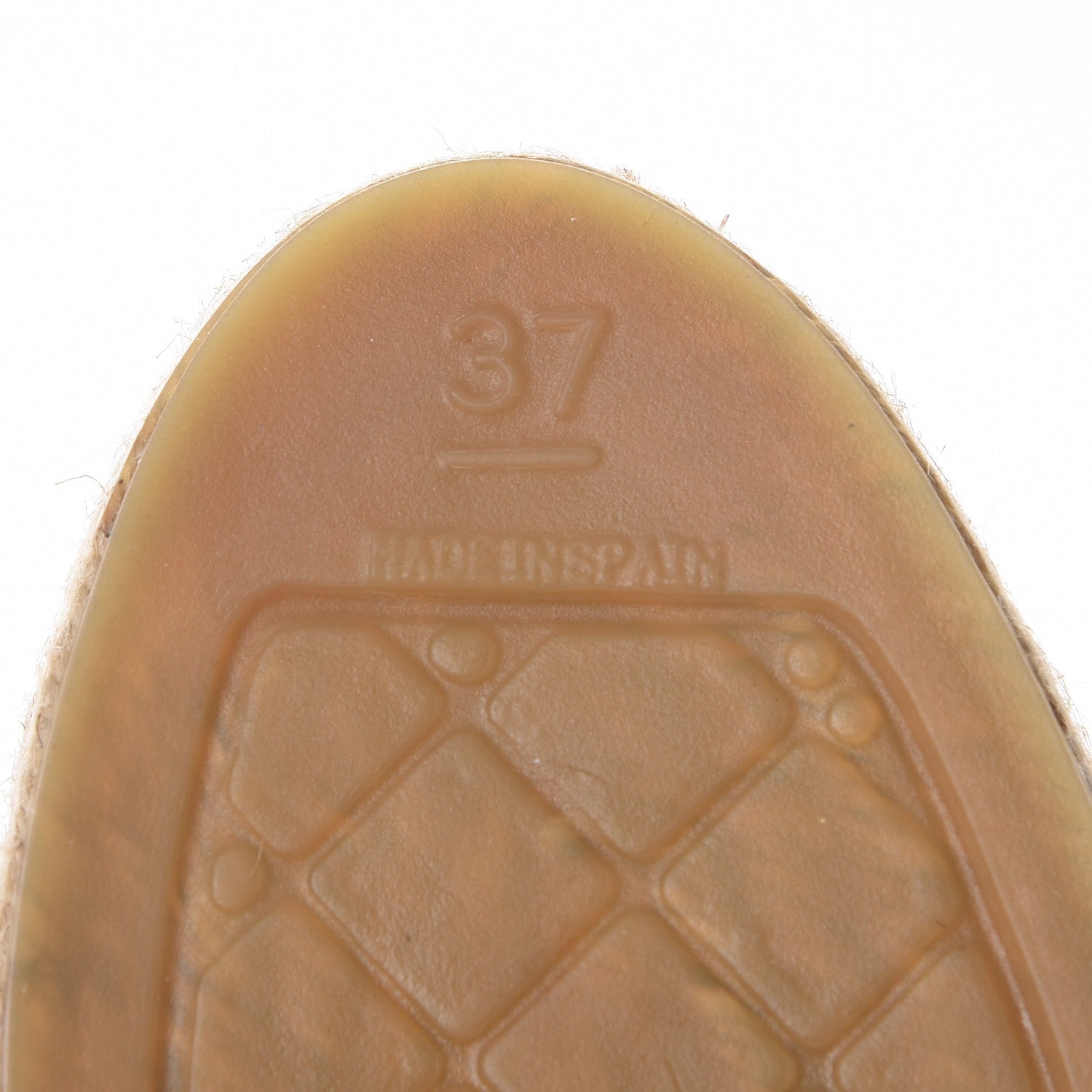 Chanel Iridescent Goatskin CC Espadrille Mules 37 Ivory Black 7 of 10