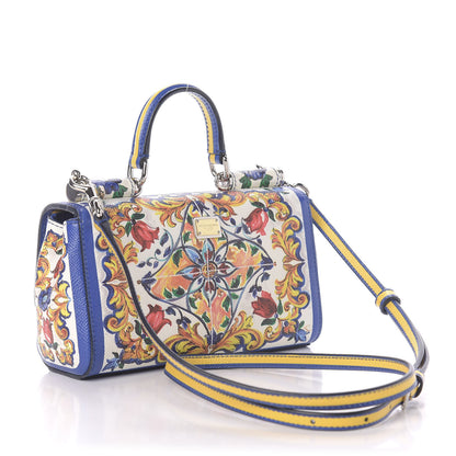 Dolce & Gabbana Dauphine Majolica Printed Mini Miss Sicily Bag Multicolor 4 of 12