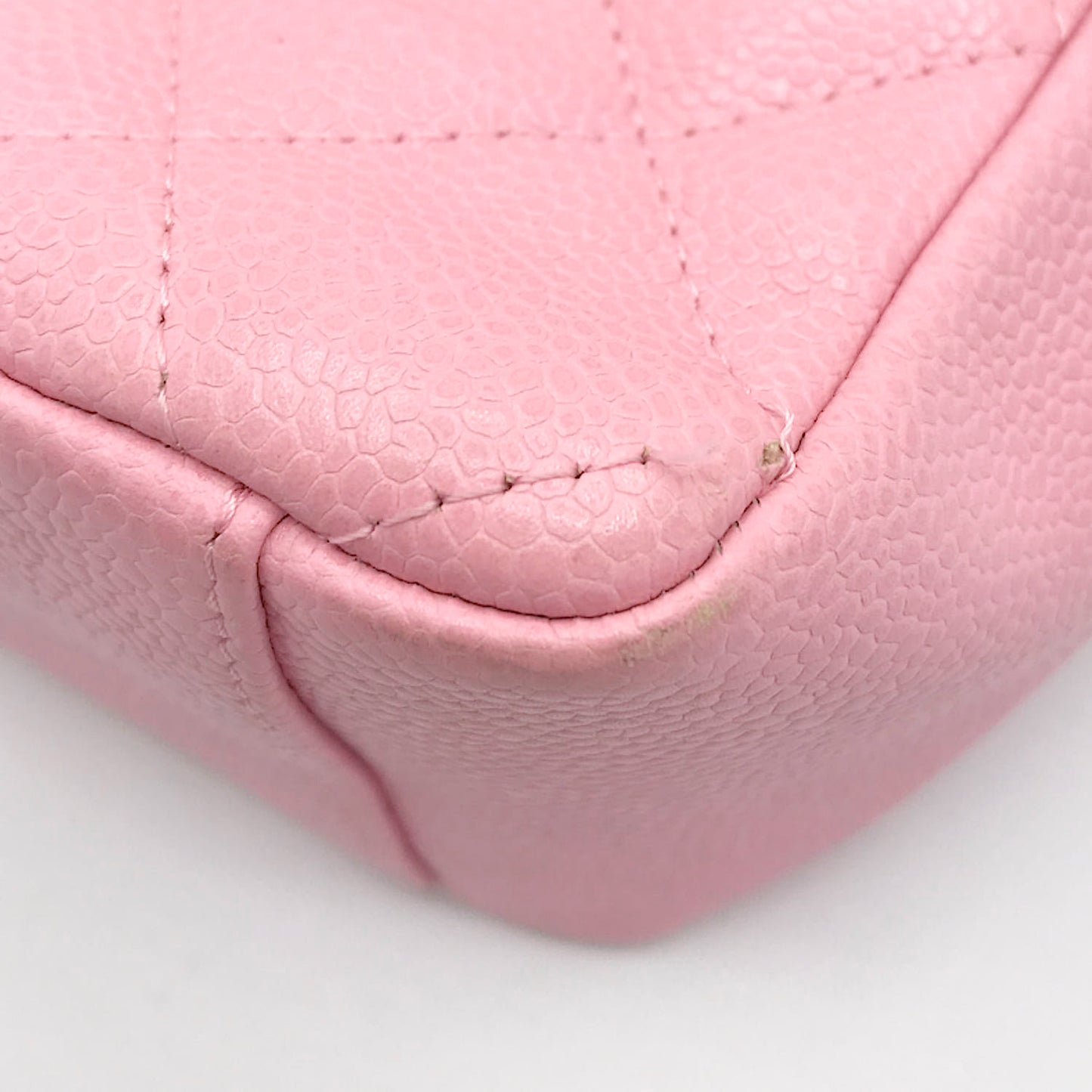 Caviar Quilted Petit Shopping Tote PST Pink