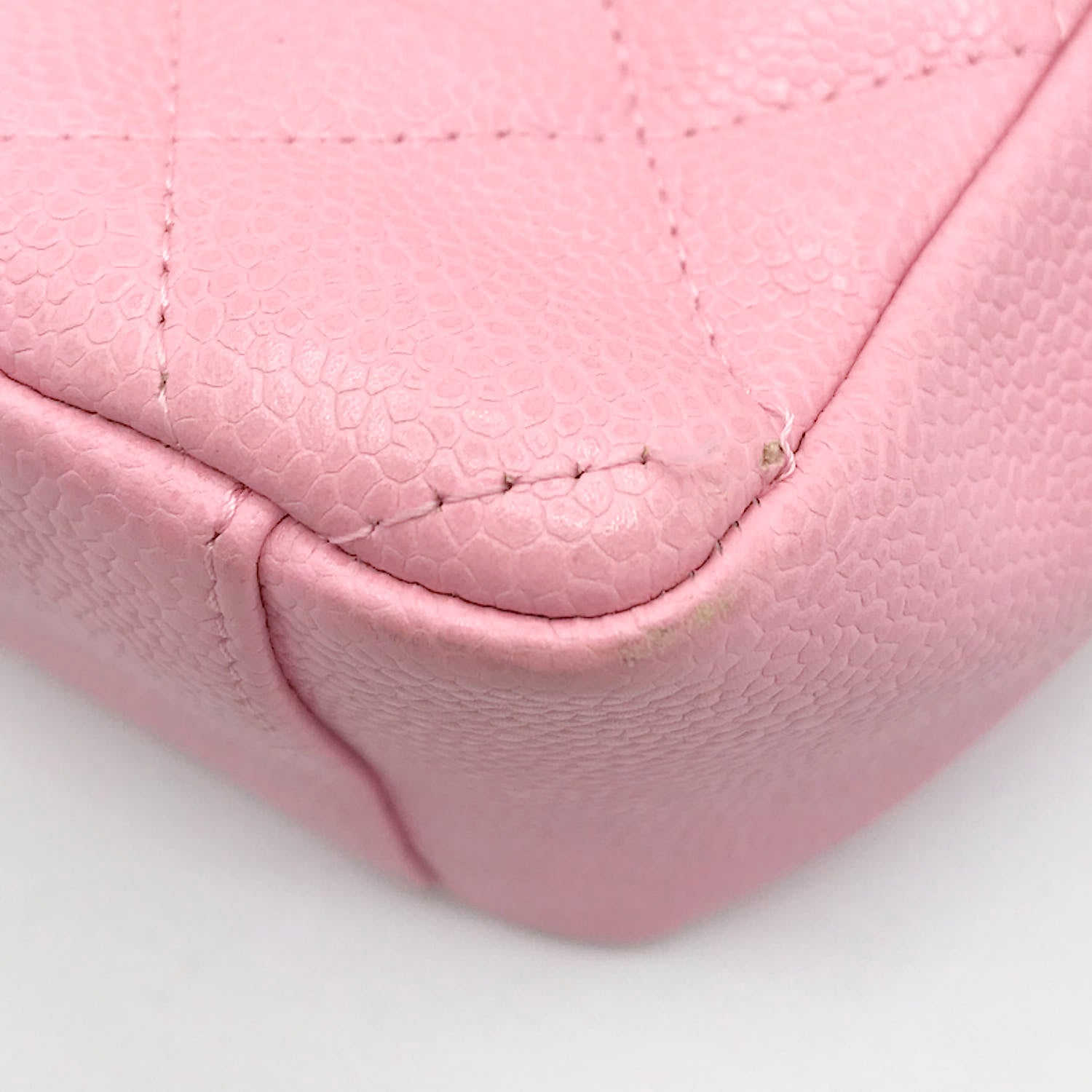 Chanel Caviar Quilted Petit Shopping Tote PST Pink 16 of 16