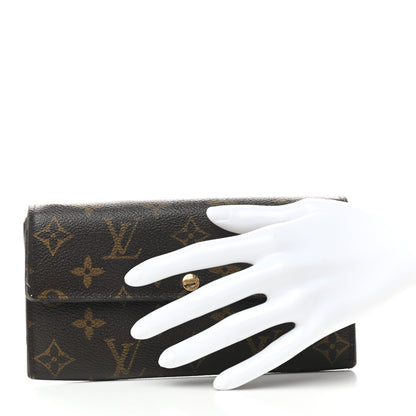 Louis Vuitton Monogram Sarah Wallet 2 of 10