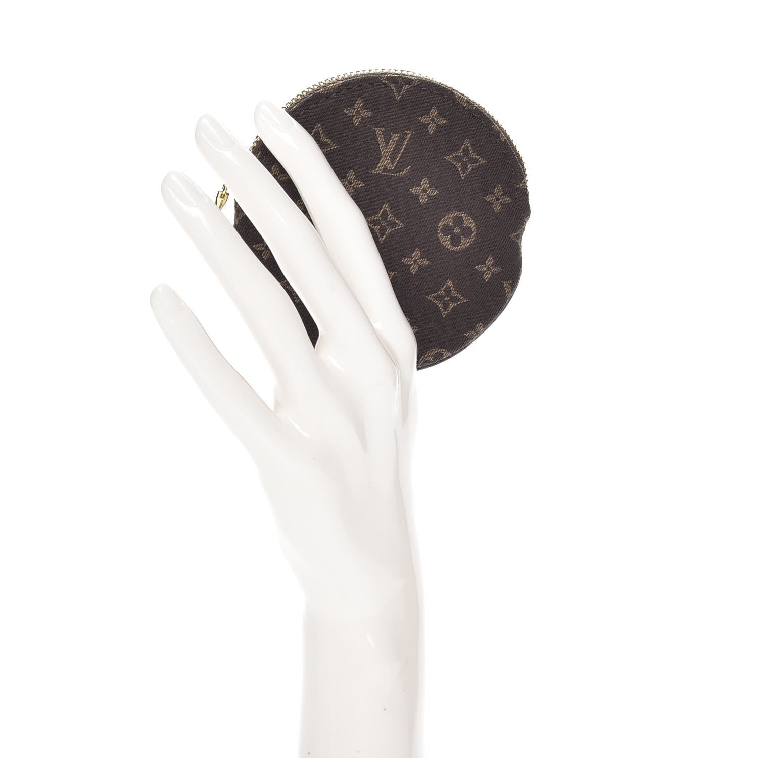 Louis Vuitton Mini Lin Round Coin Purse Ebene 2 of 7