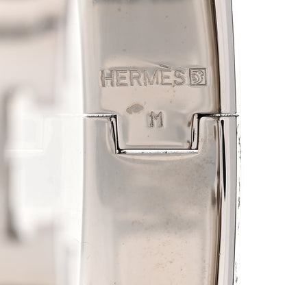 Hermes Enamel Narrow Clic Clac H Bracelet PM Bois De Rose 4 of 5