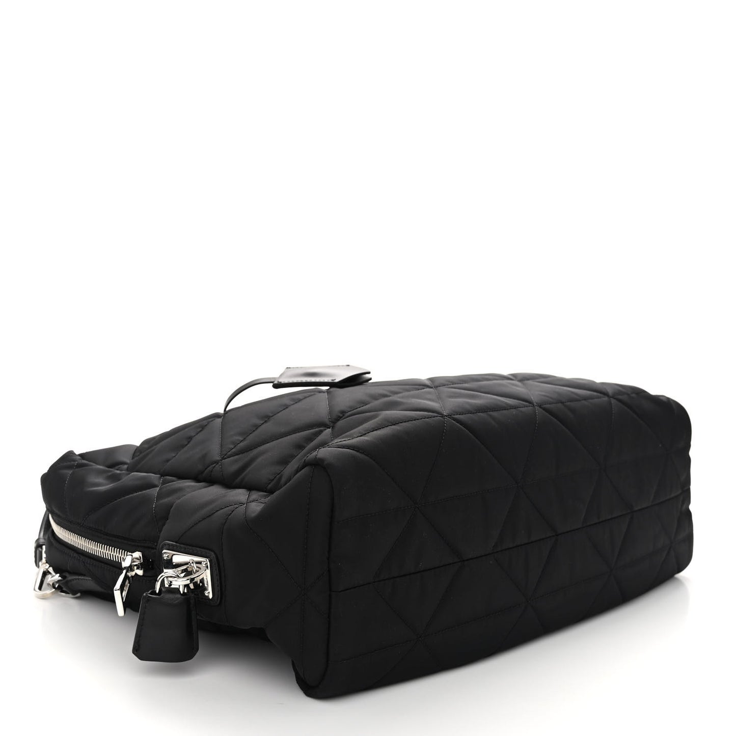 Tessuto Re-Nylon Triangle Padded Travel Black