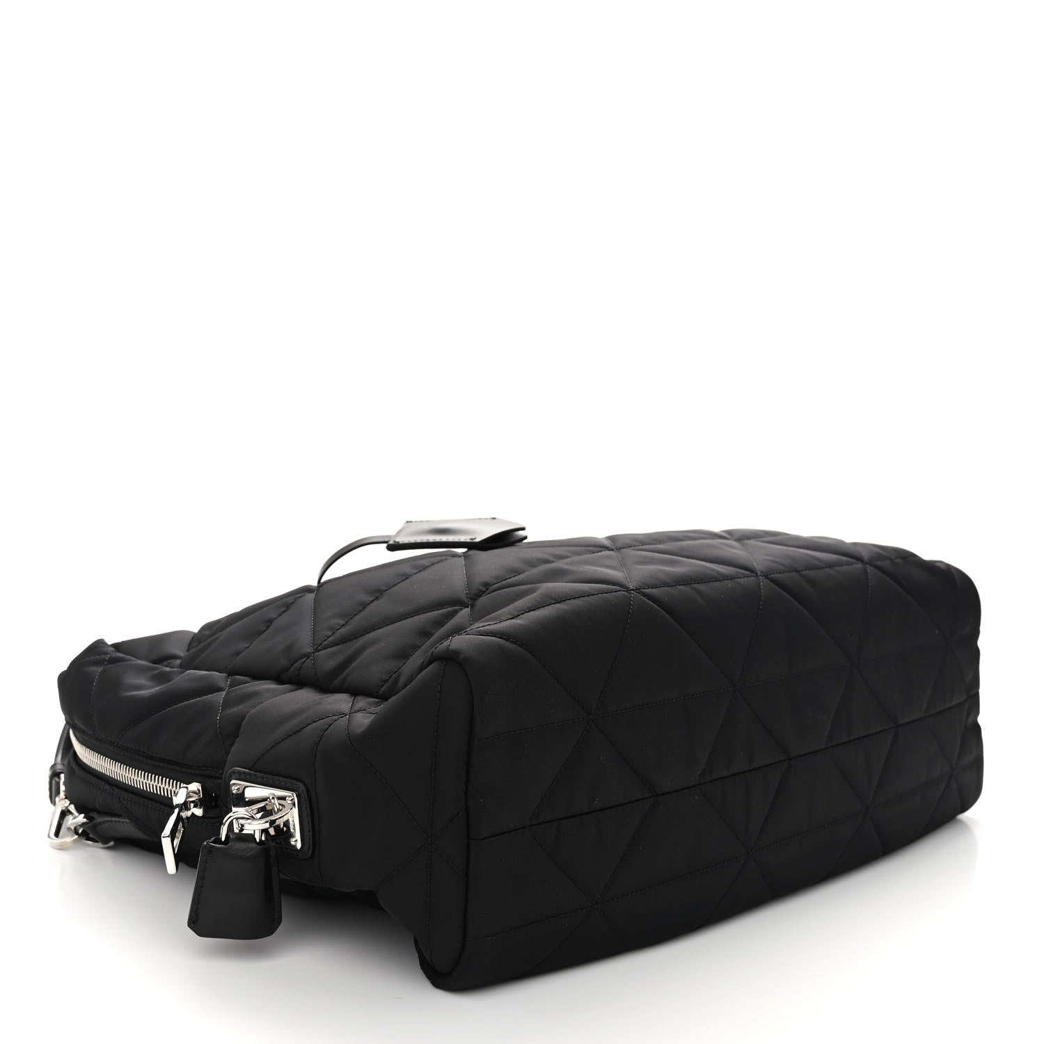 Prada Tessuto Re-Nylon Triangle Padded Travel Black 4 of 9