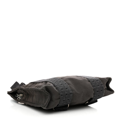 Hermes Canvas Herline Backpack Grey 4 of 10