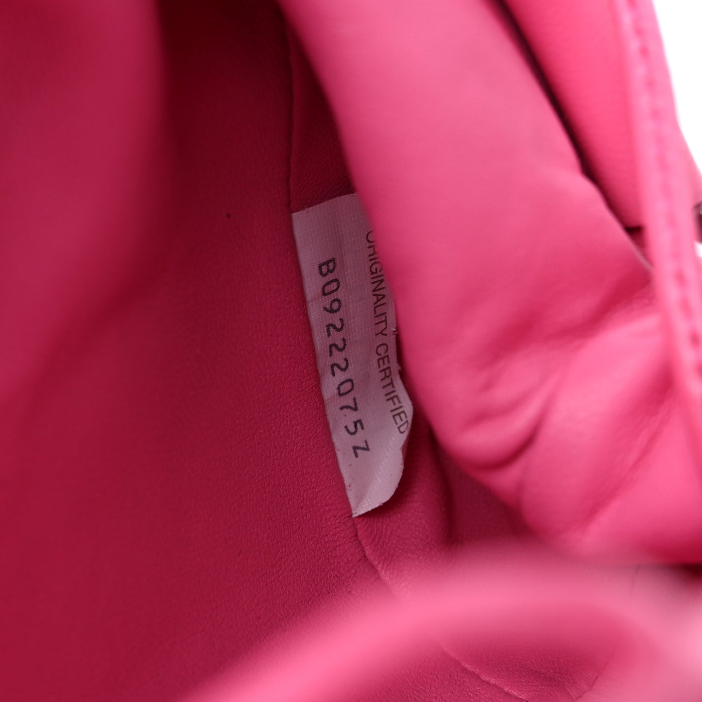 Nappa Intrecciato The Mini Pouch Rosa Shock