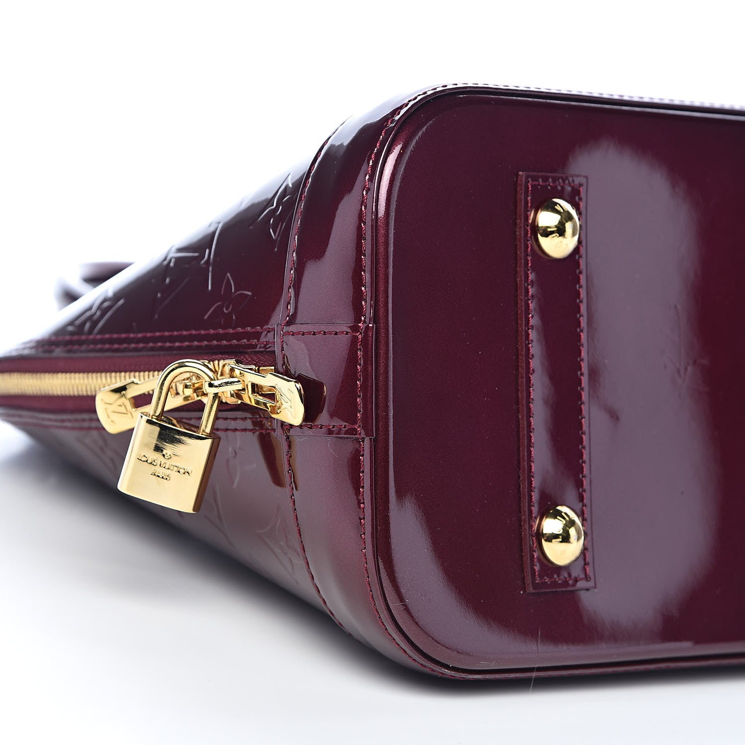 Louis Vuitton Vernis Alma PM Rouge Fauviste 7 of 10