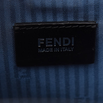 Fendi Vitello Elite Petite 2Jours Tote Blue Cobalto 5 of 8