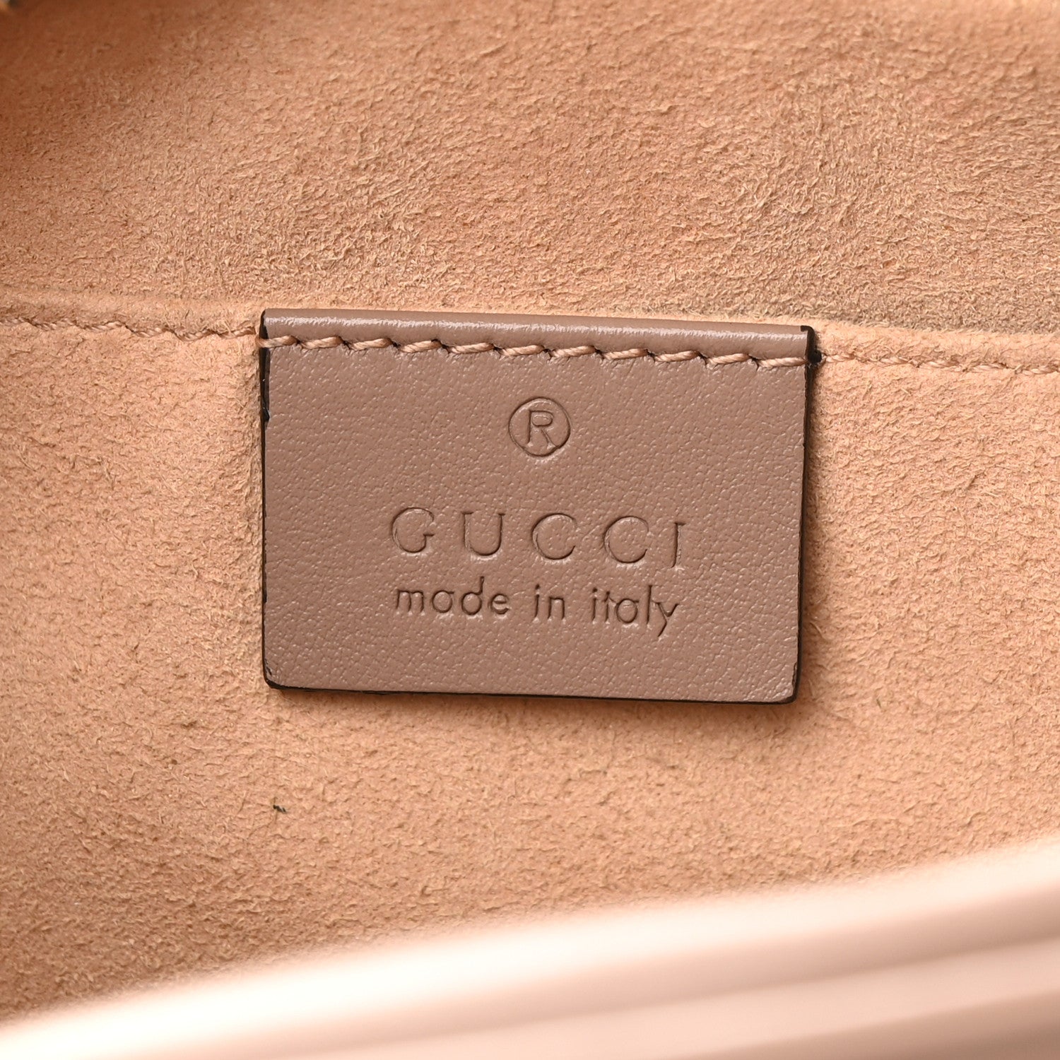 Gucci Calfskin Matelasse Small GG Marmont Chain Shoulder Bag Porcelain Rose 6 of 10