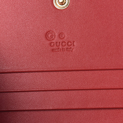 Gucci GG Supreme Monogram Blooms Card Case Wallet Beige Blue Navy Hibiscus Red 6 of 8