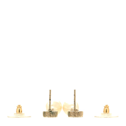 Chanel Pearl CC Teardrop Earrings Gold 3 of 4