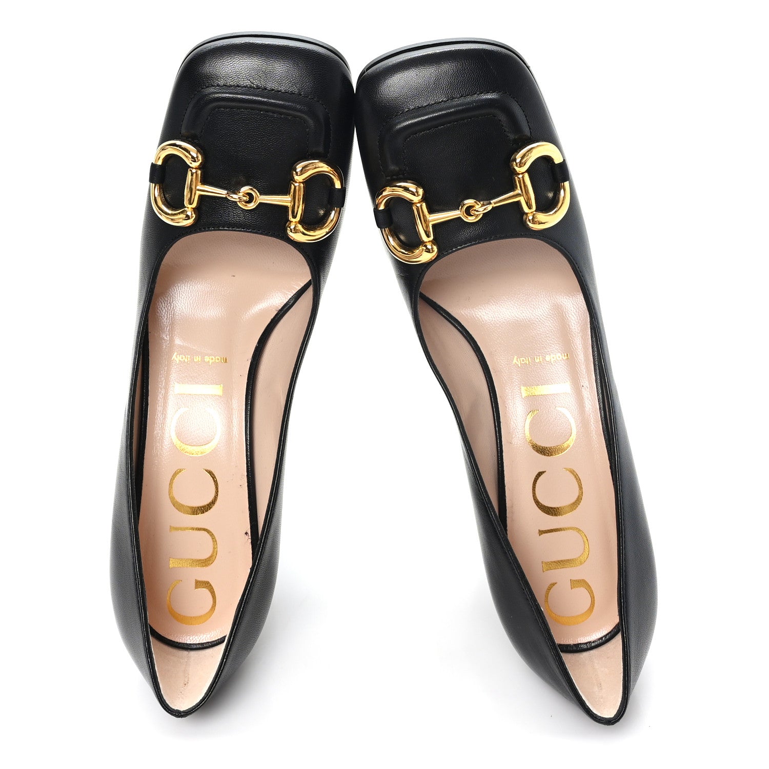 Gucci Malaga Kid Horsebit 75mm Pumps 38 Black 2 of 11