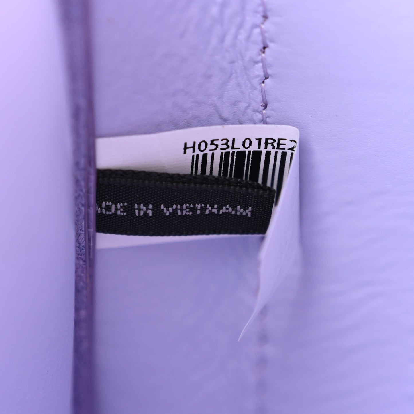 Grained Calfskin Mini The Tote Bag Lavender