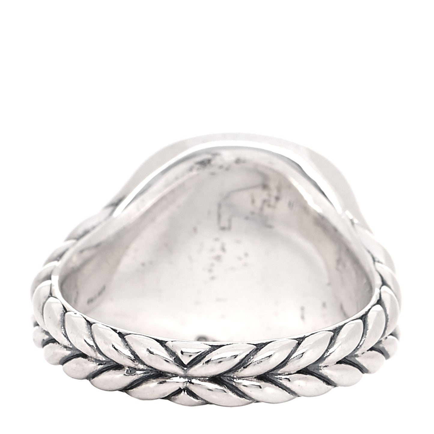 Sterling Silver Diamond 14mm Initial K Pinky Ring 48 4.5