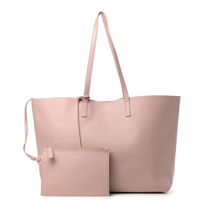 Saint Laurent Calfskin Large Shopping Tote Pale Blush 1 of 10