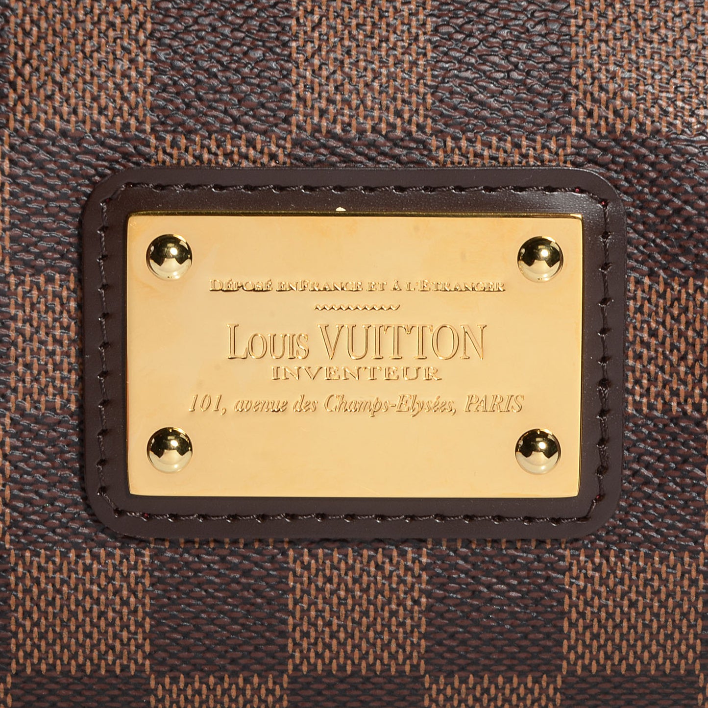 Damier Ebene Eva Clutch