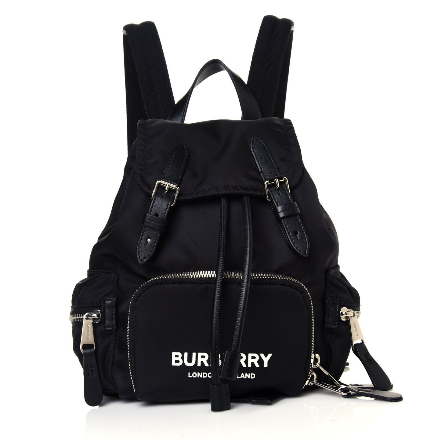 Nylon Logo Print Small Rucksack Backpack