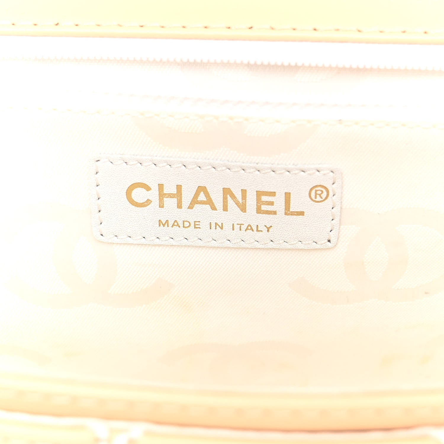 Chanel Calfskin Quilted Wild Stitch Top Handle Flap Beige 6 of 9