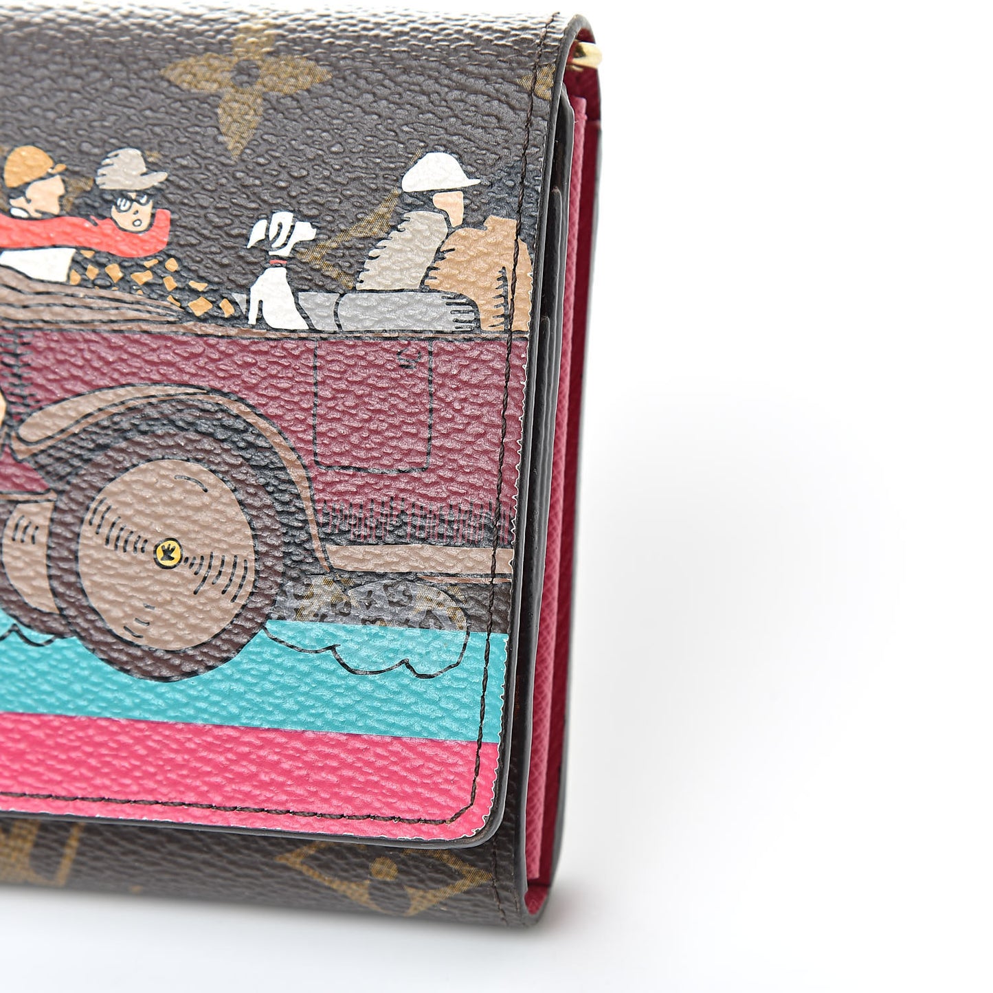 Monogram 2015 Christmas Animation Sarah Wallet Hibiscus