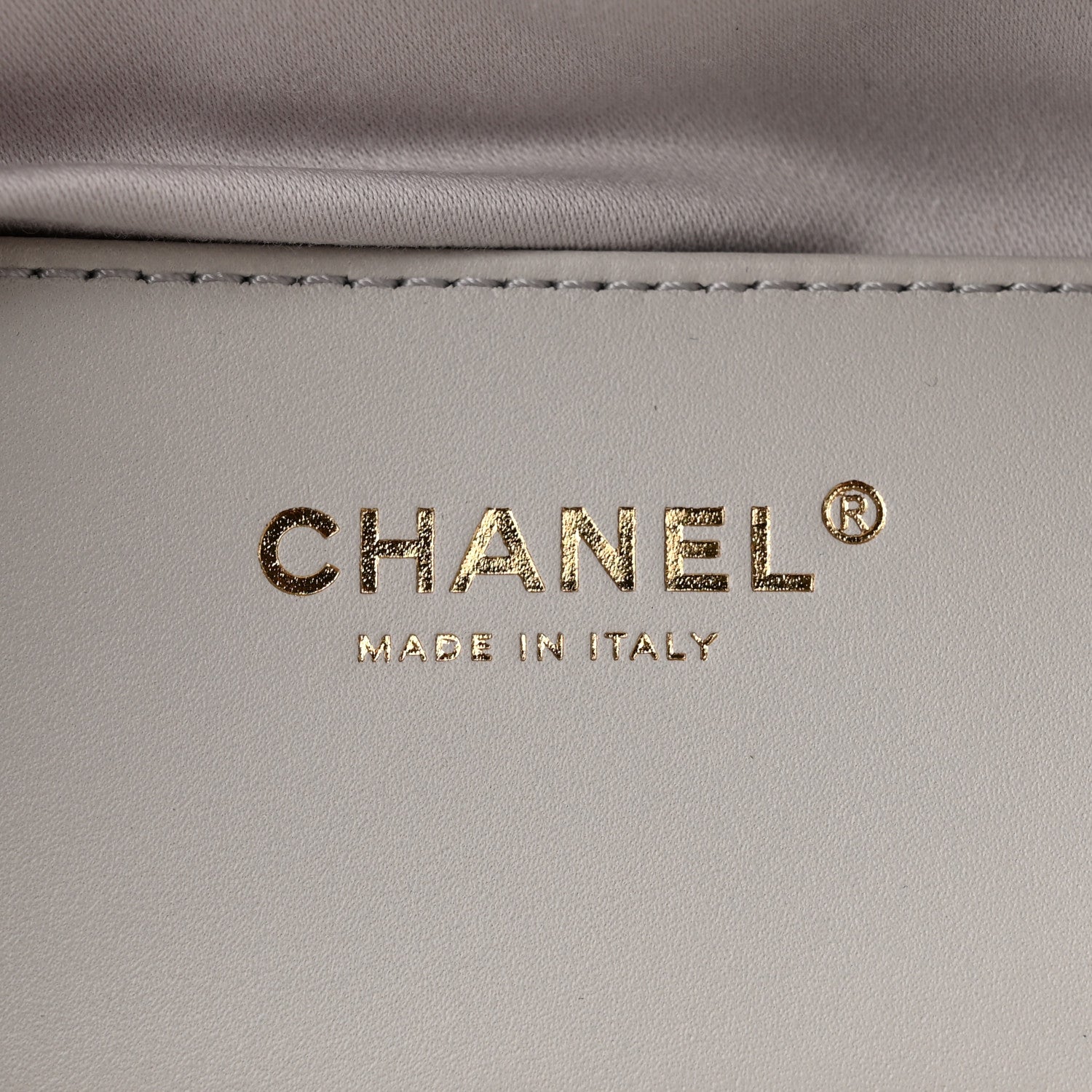 Chanel Caviar Quilted Small Chanel 25 Handbag Light Grey 5 of 10