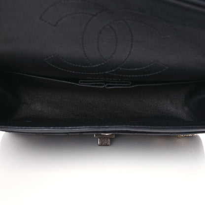Chanel Aged Calfskin Lucky Charms 2.55 Reissue 225 Flap Black 5 of 9