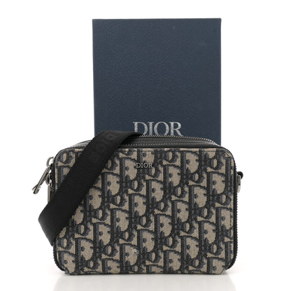 Christian Dior Oblique Pouch Navy Blue 12 of 12