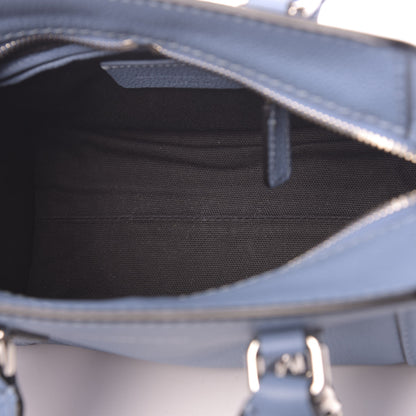 Alexander McQueen Pebbled Calfskin Mini Padlock Tote Light Blue 5 of 10