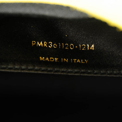 Saint Laurent Patent Calfskin Monogram Large Belle De Jour Clutch Yellow 7 of 7