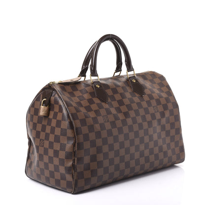 Louis Vuitton Damier Ebene Speedy 35 2 of 11