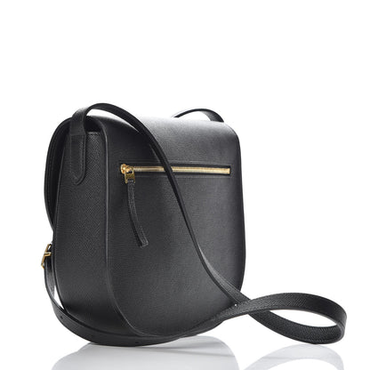 Celine Grained Calfskin Medium Trotteur Black 3 of 7