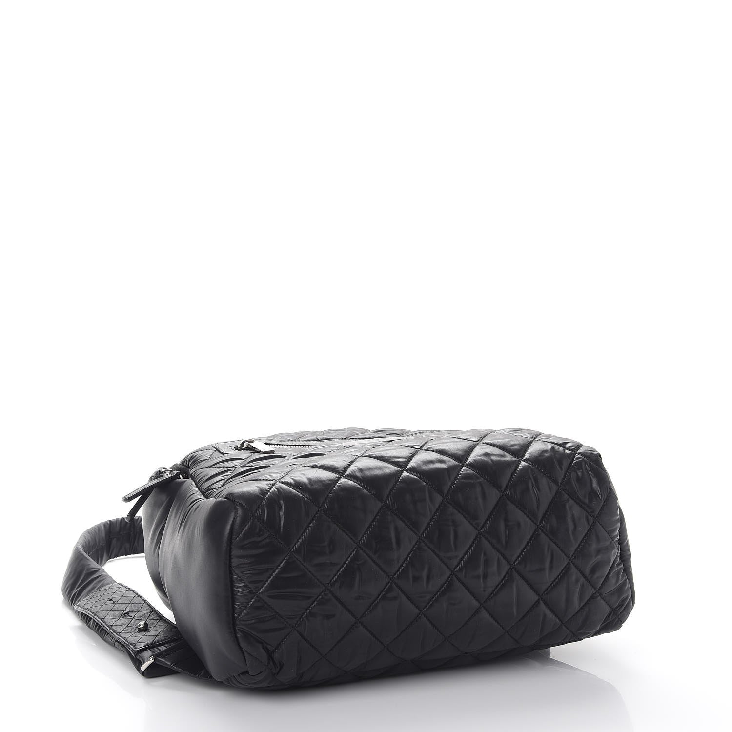 Chanel Nylon Quilted Coco Cocoon Backpack Black 4 of 10