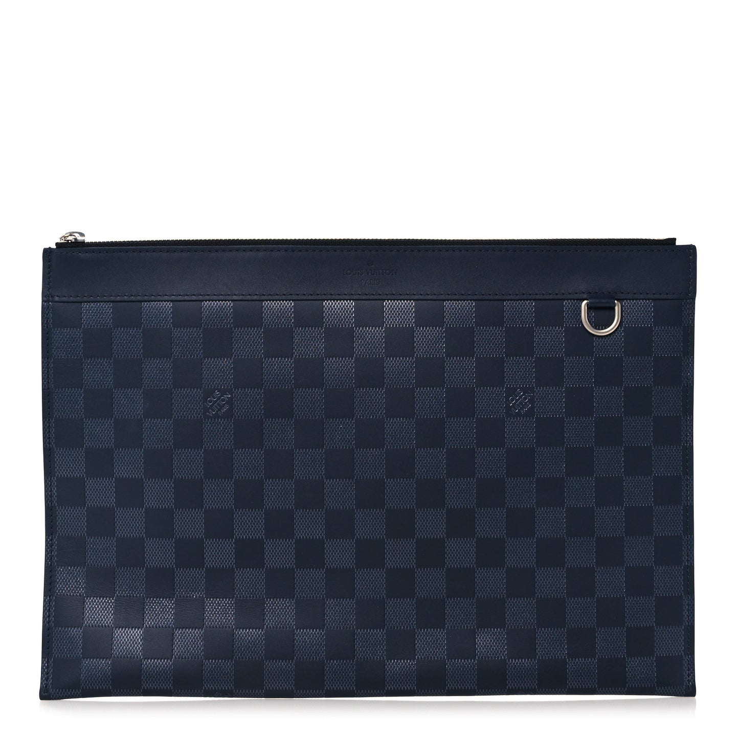 Damier Infini Discovery Pochette GM Astral Silver