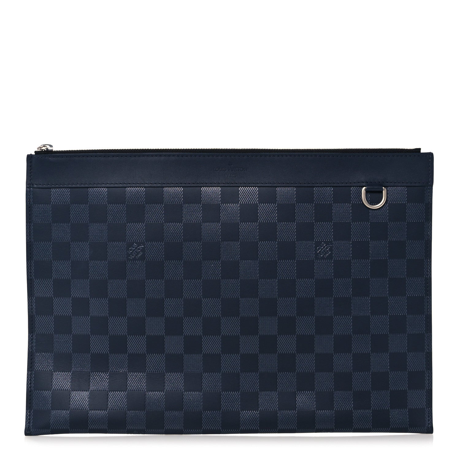 Louis Vuitton Damier Infini Discovery Pochette GM Astral Silver 1 of 9