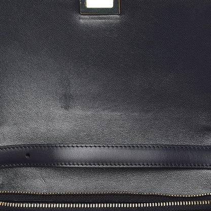 Celine Stingray Medium Classic Box Flap Bag Navy 9 of 10