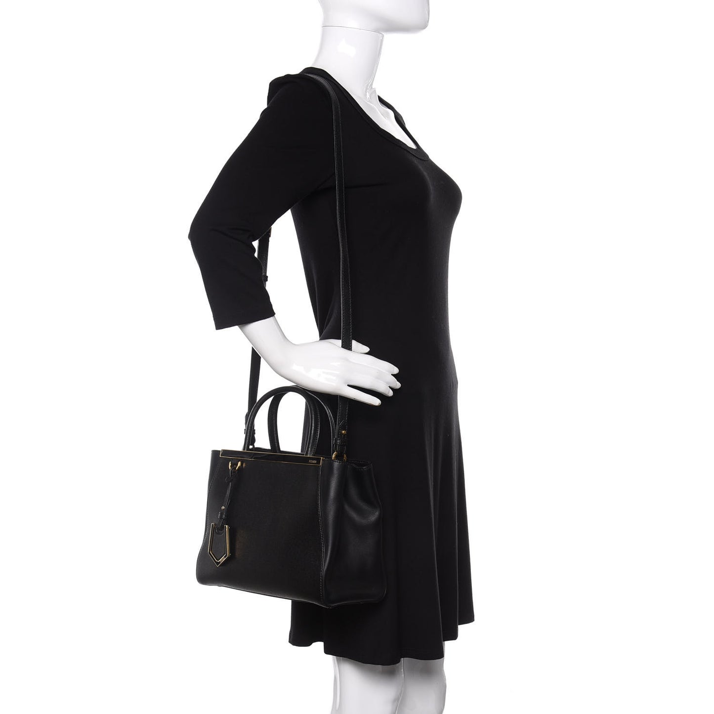 Vitello Elite Petite 2Jours Tote Black