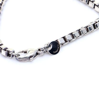 Tiffany Sterling Silver 4mm Venetian Link Bracelet 4 of 6