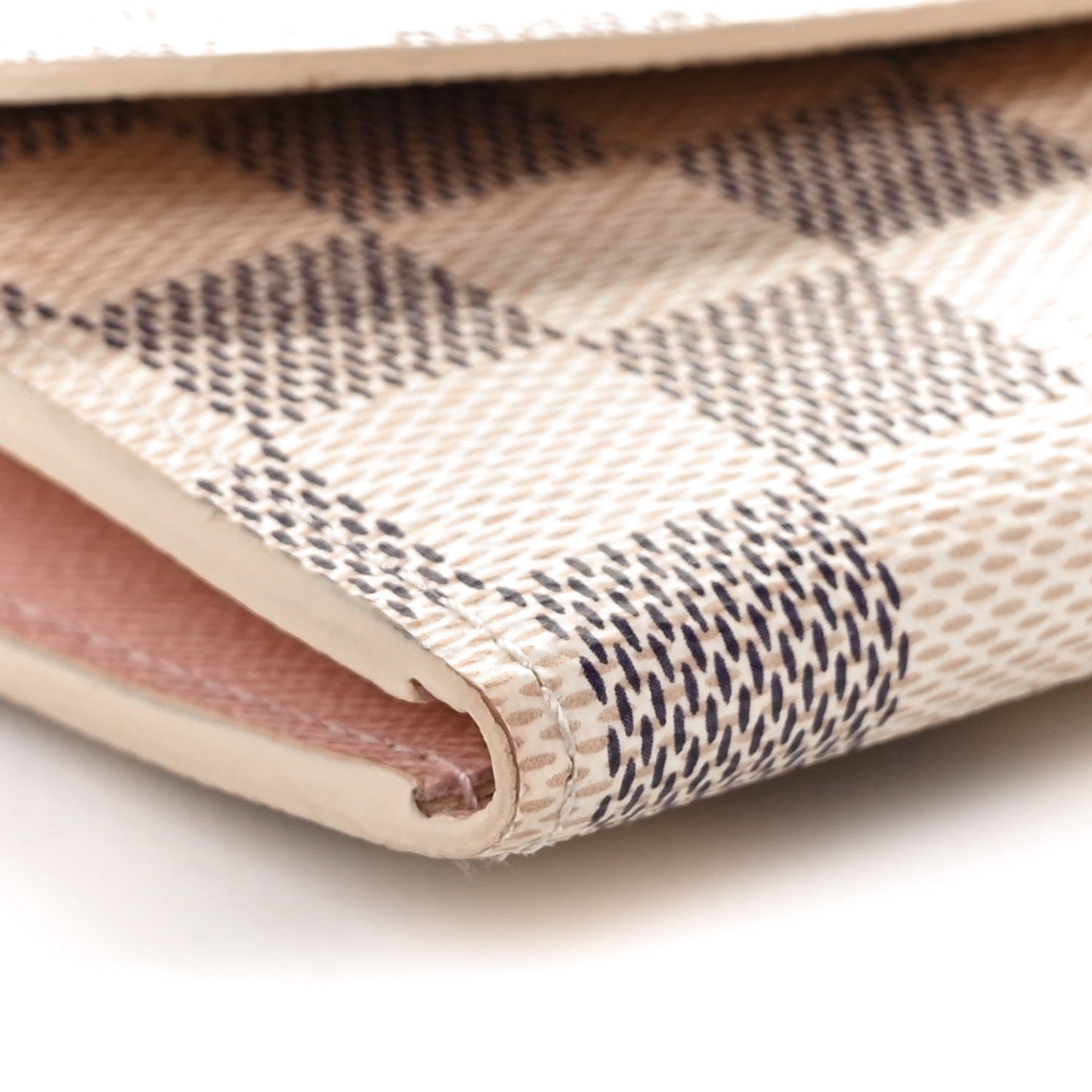 Damier Azur Emilie Wallet Rose Ballerine