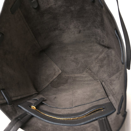 Celine Soft Grained Calfskin Small Belt Cabas Phantom Grey 5 of 11