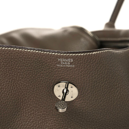 Hermes Taurillon Clemence Lindy 34 Etoupe 9 of 9