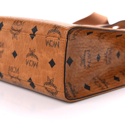 MCM Visetos Aren X-Mini Tote Cognac 7 of 13