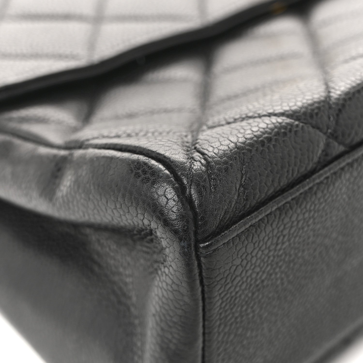 Chanel Caviar Quilted Medium Single Flap Black 13 of 15
