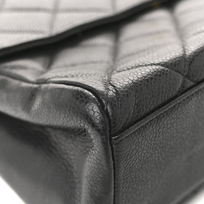 Chanel Caviar Quilted Medium Single Flap Black 13 of 15