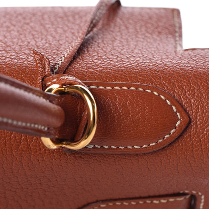 Hermes Chevre De Coromandel Kelly Sellier 32 Brique 10 of 36