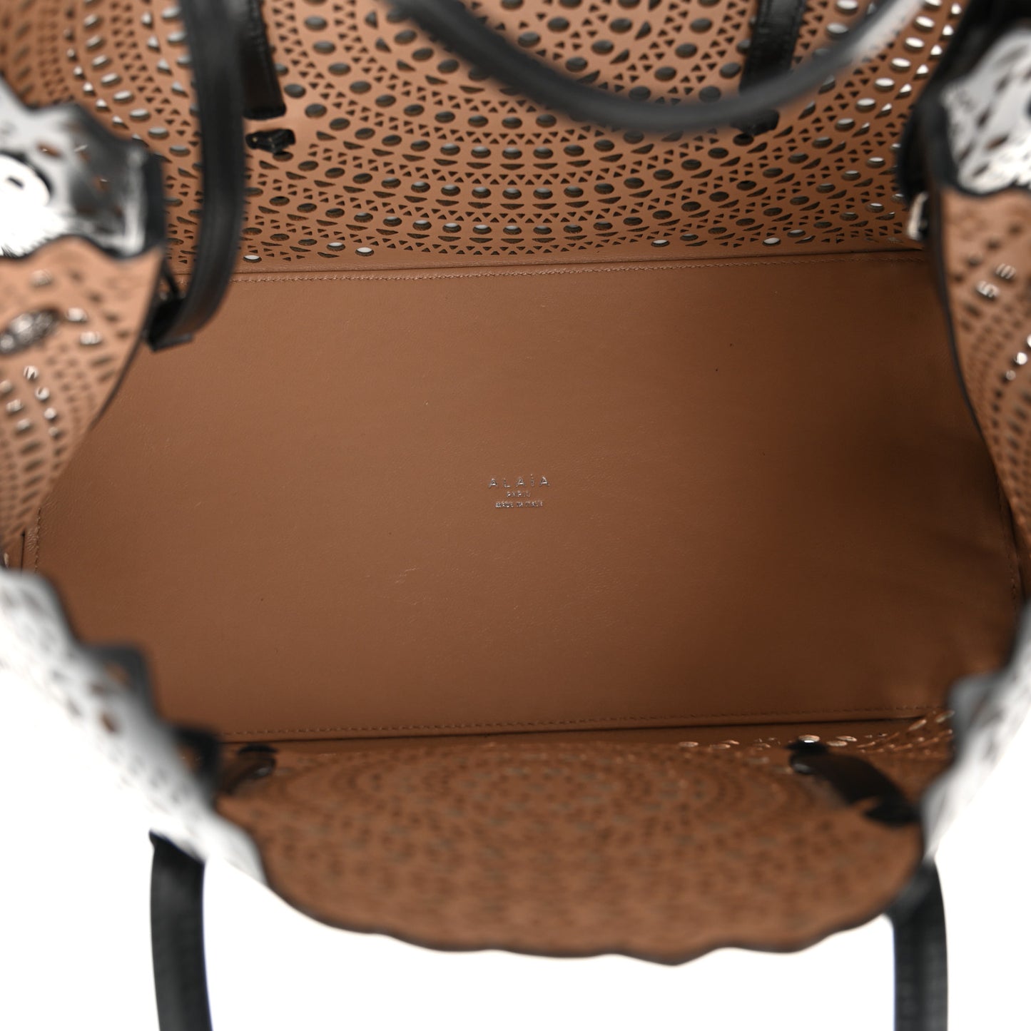 Lux Calfskin Vienne Mina 32 Bag Black