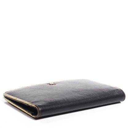 Chanel Leather Yen Wallet Black 4 of 7