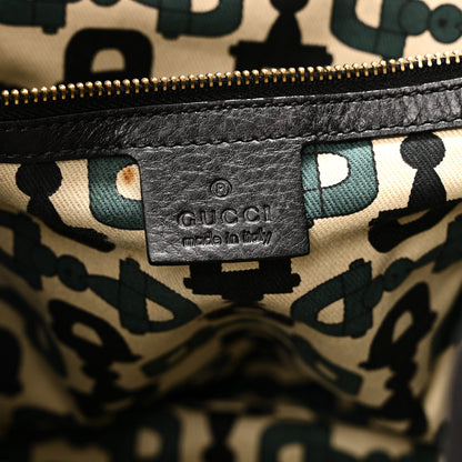 Gucci Calfskin Medium Indy Top Handle Hobo Black 6 of 10